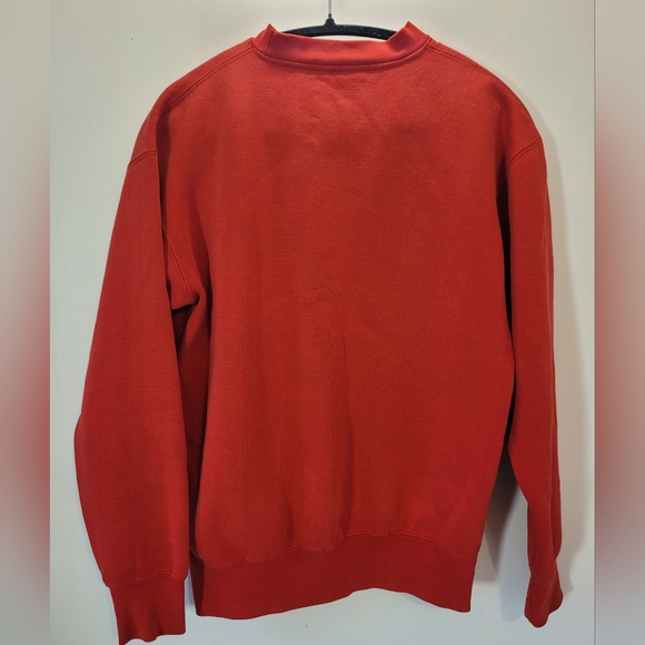 Dickies Y2k Red Crewneck Sweatshirt Horseshoe Logo - S - Picture 6 of 8